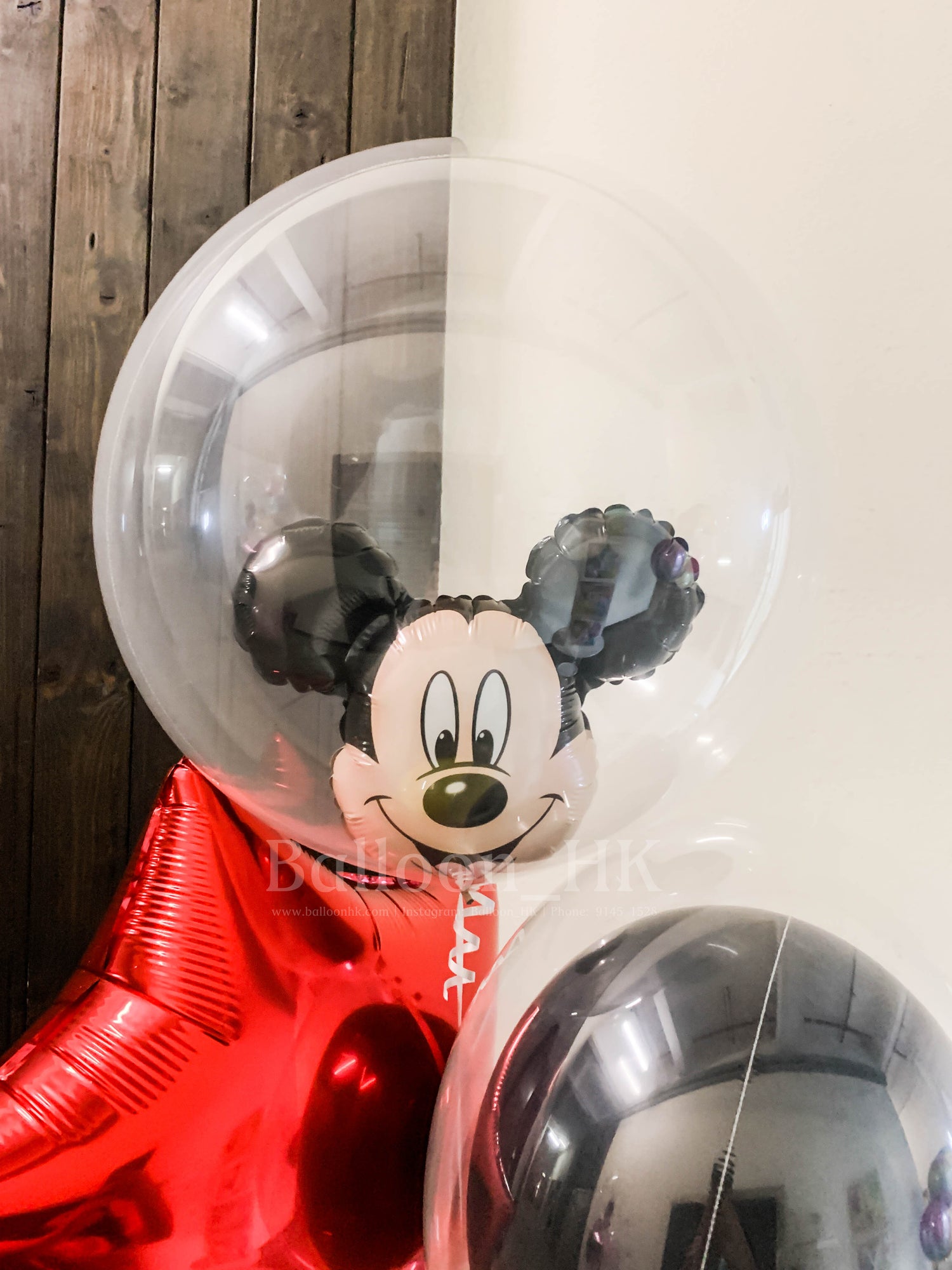 Mickey Minnie 氣球束 3