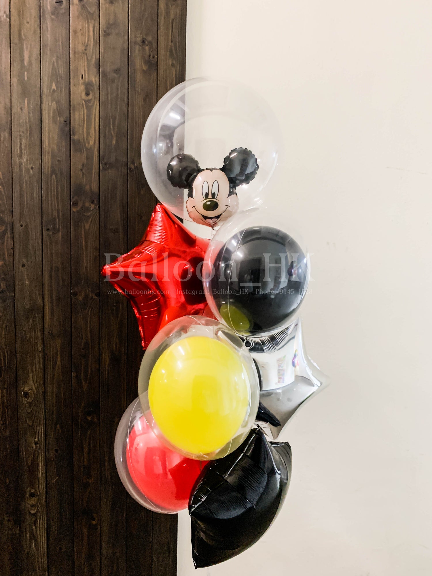 Mickey Minnie 氣球束 3