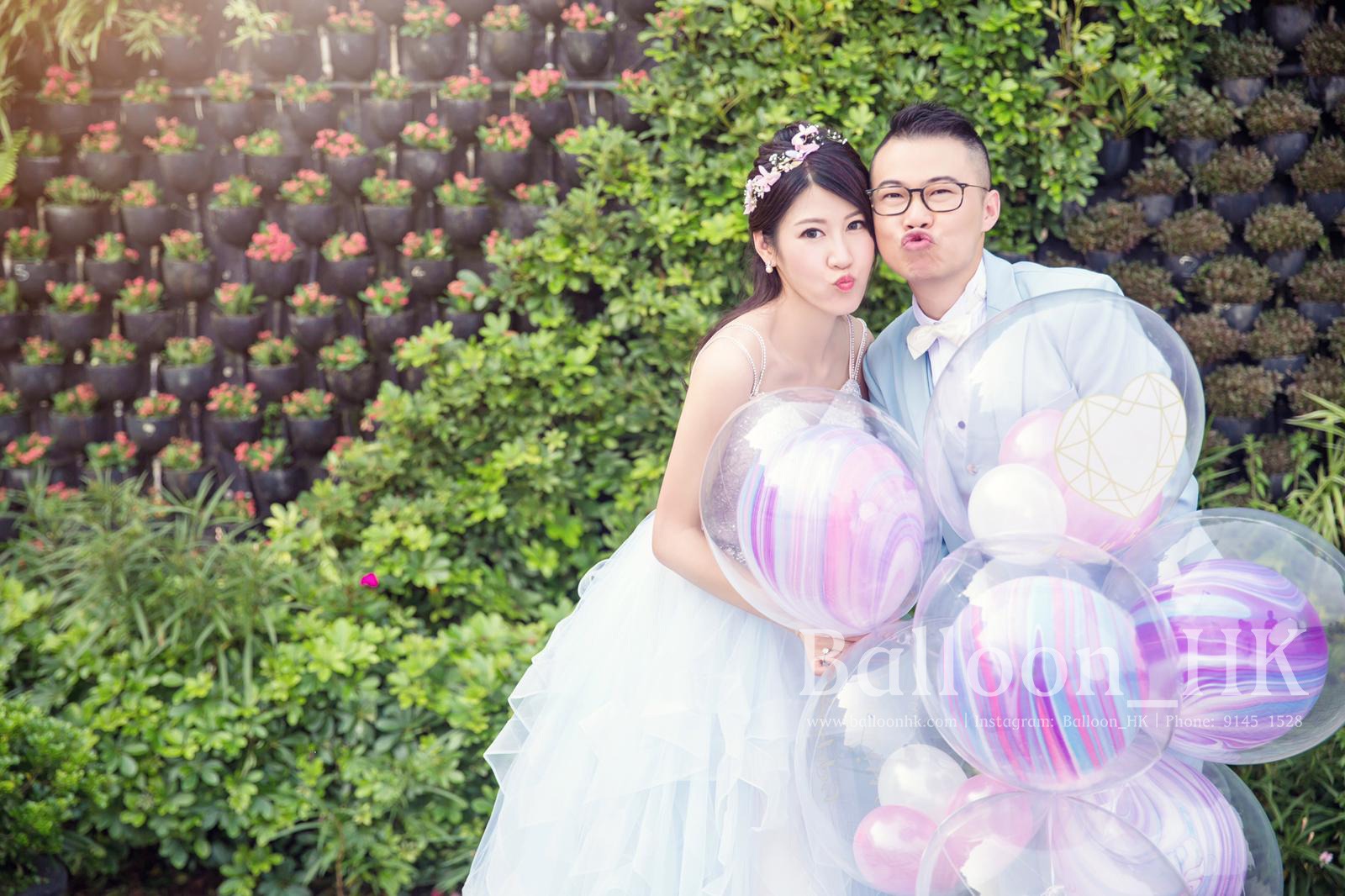 婚禮佈置氣球|結婚氣球|結婚攝影|Balloon HK