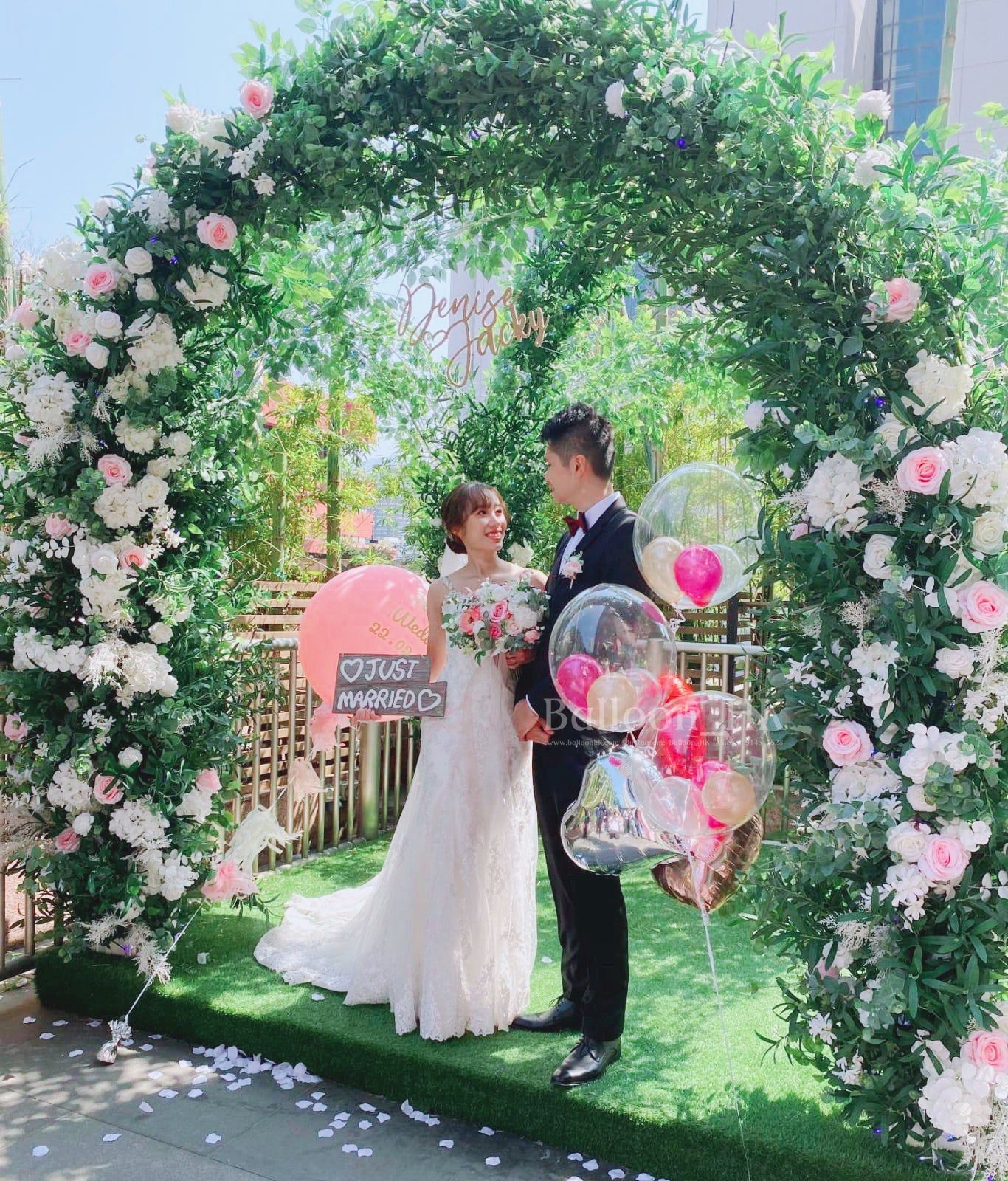 婚禮裝飾氣球|婚禮氣球|婚禮佈置|BALLOONHK 氣球專門店