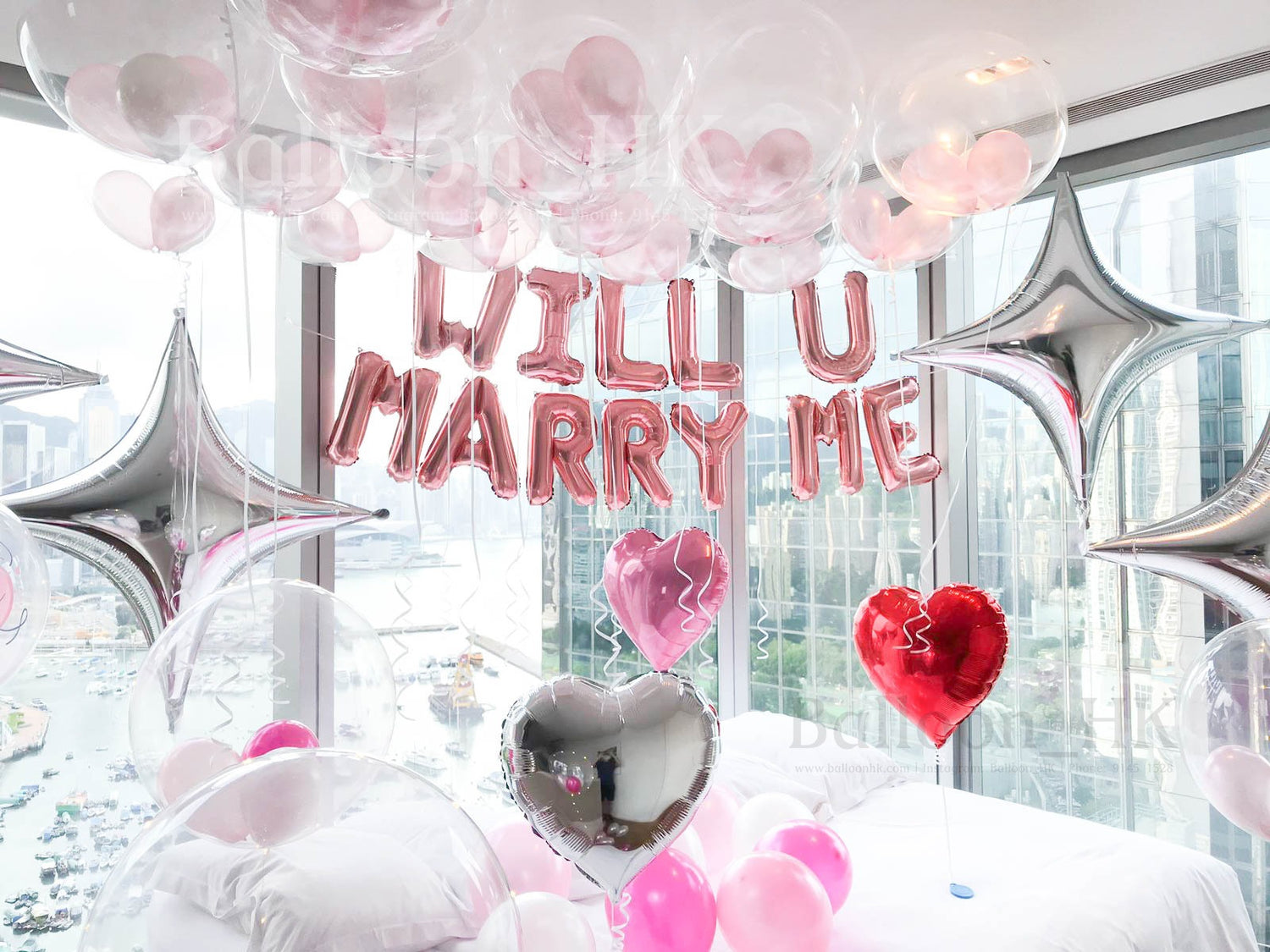 求婚氣球|求婚佈置|求婚裝飾|BalloonHK
