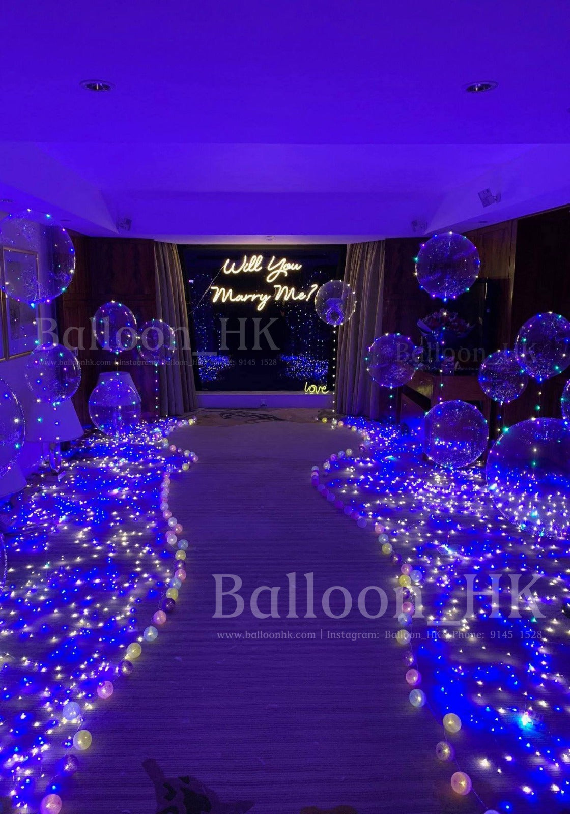 求婚氣球|求婚佈置|求婚裝飾|Balloon HK