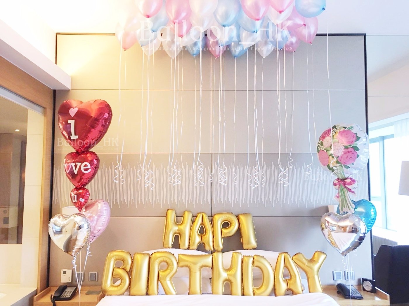 求婚氣球|求婚佈置|生日佈置|BalloonHK