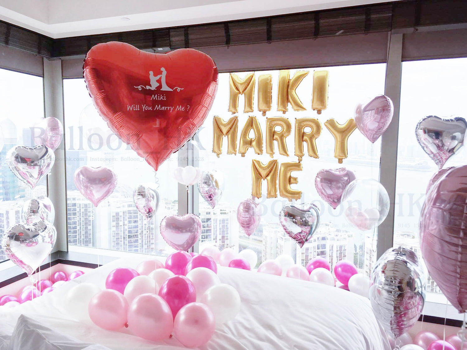 求婚氣球|求婚佈置|求婚裝飾|Balloon HK