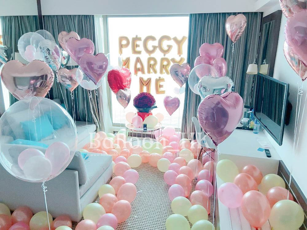 求婚氣球|求婚佈置|求婚裝飾|Balloon HK