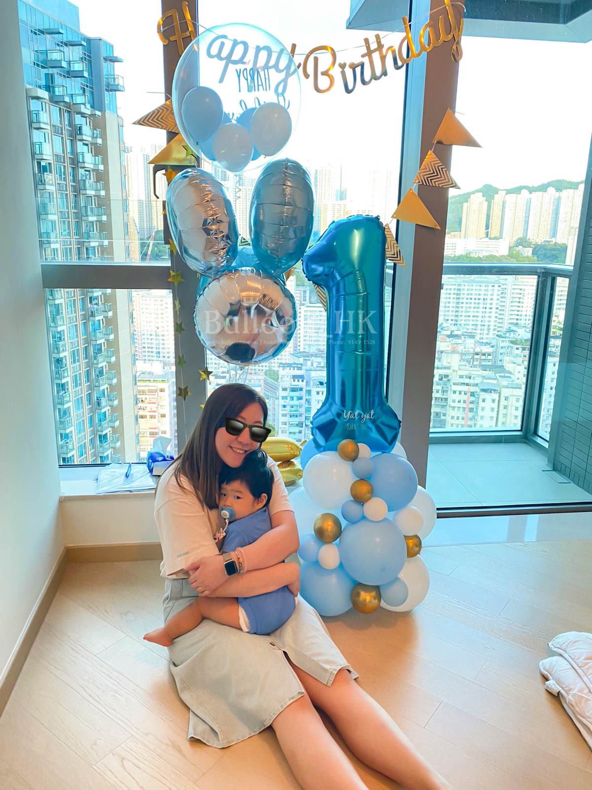 Haillie 數字氣球底座 (7天預訂)