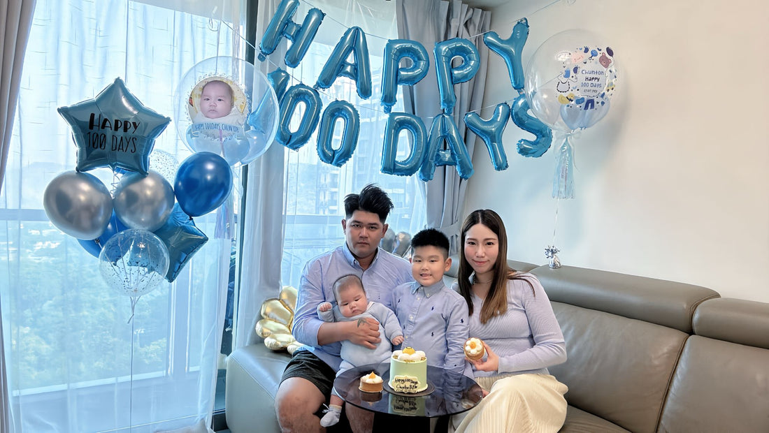 百日宴氣球 |100 Days balloon | BalloonHK