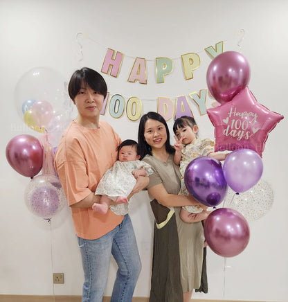 百日宴氣球 ｜100 Days balloon | BalloonHK