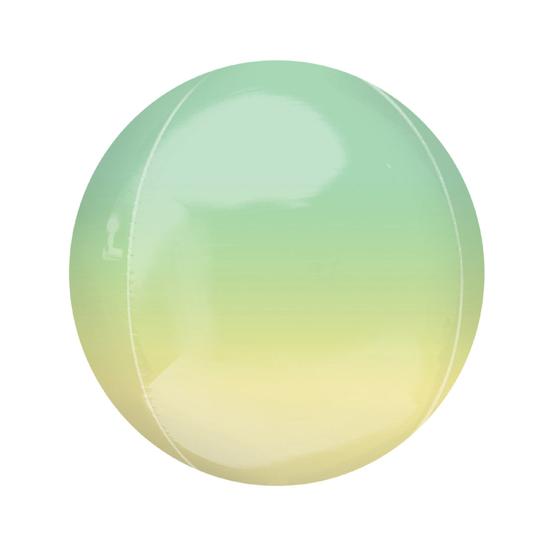 14" 球狀氣球 - 淺綠色漸變