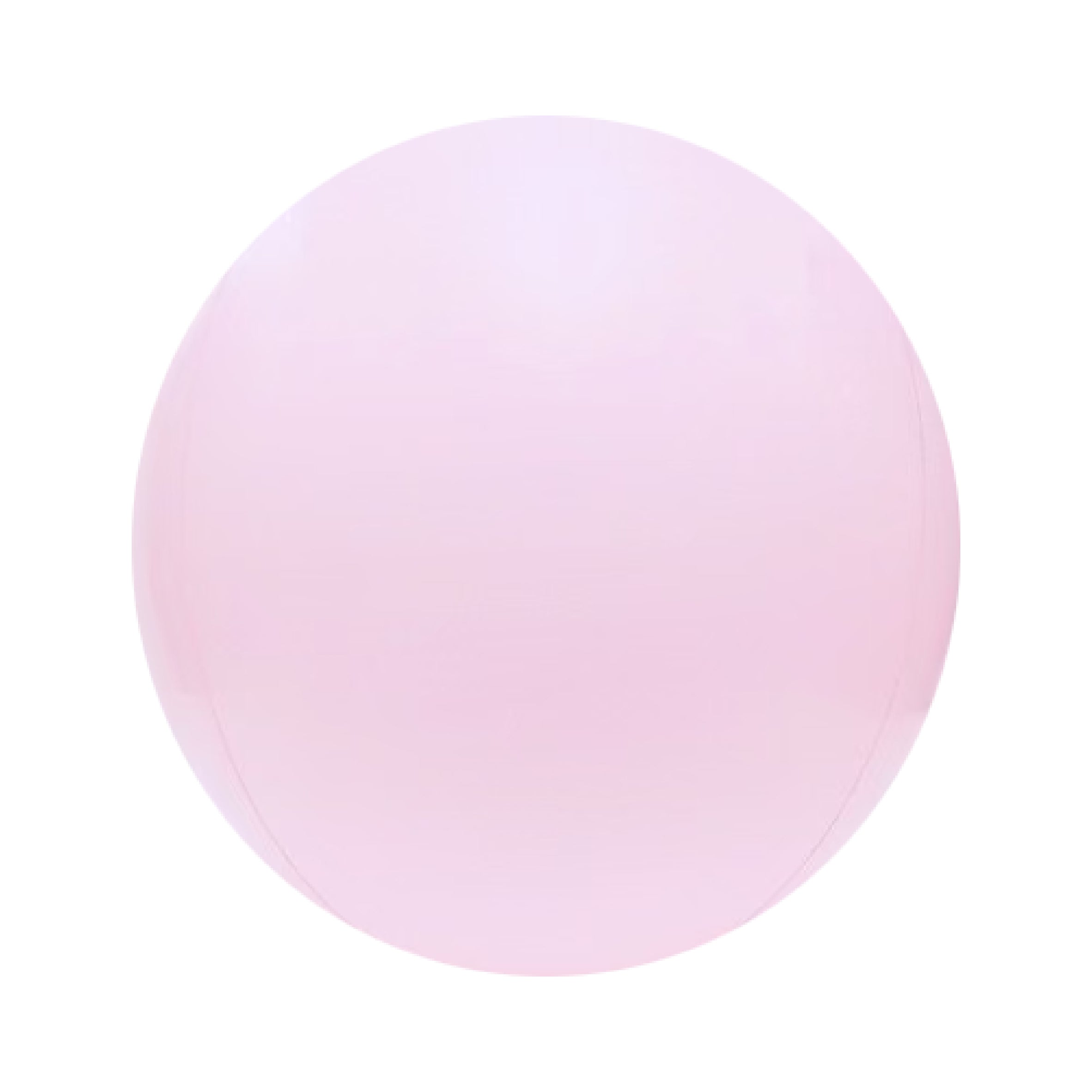 14" 球狀氣球 - 馬卡龍淺粉