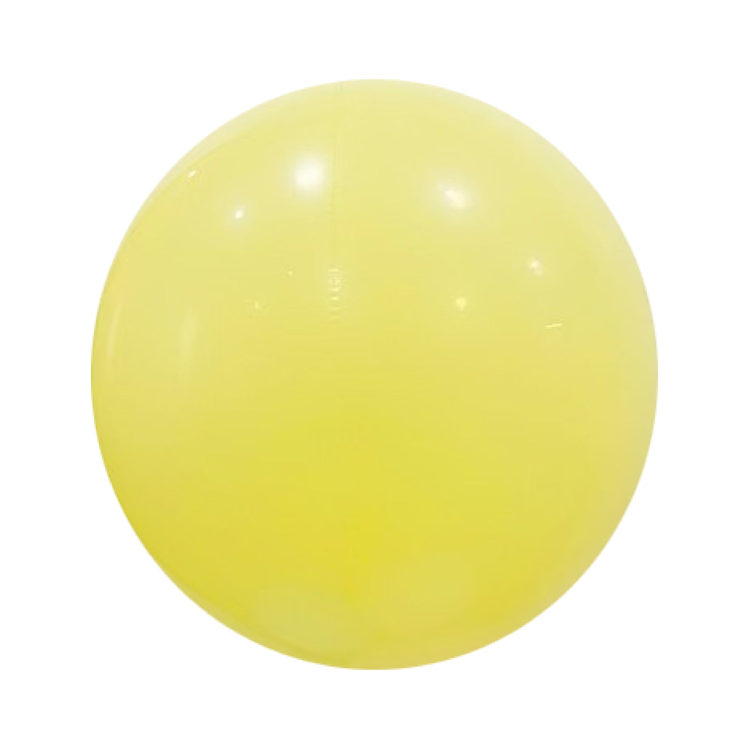 14" 球狀氣球 - 馬卡龍黃色