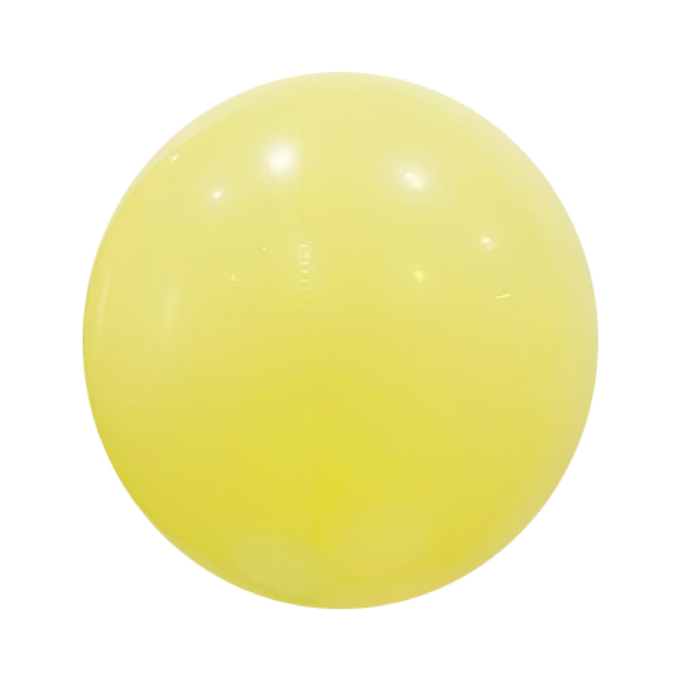 14" 球狀氣球 - 馬卡龍黃色