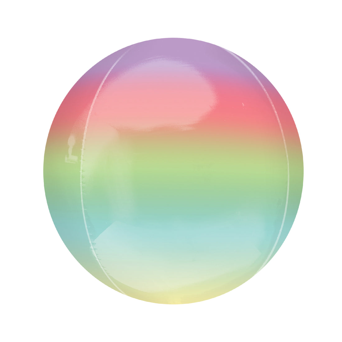 14" 球狀氣球 - 彩虹色