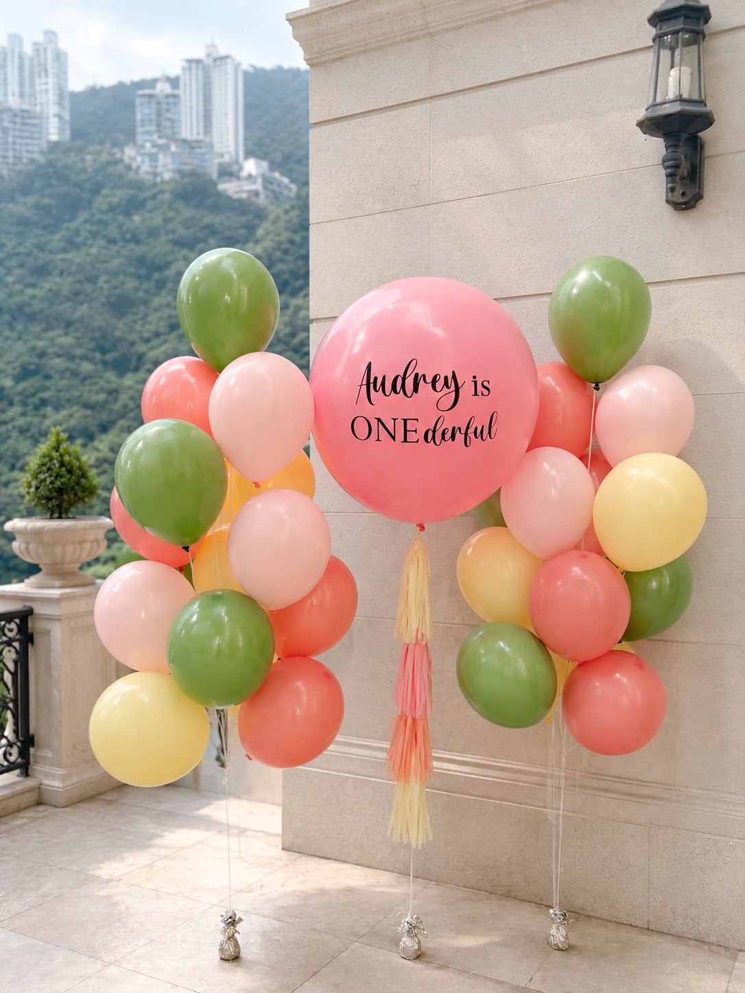 一歲生日｜Baby Birthday｜生日氣球｜清新氣球｜BALLOONHK 氣球專門店