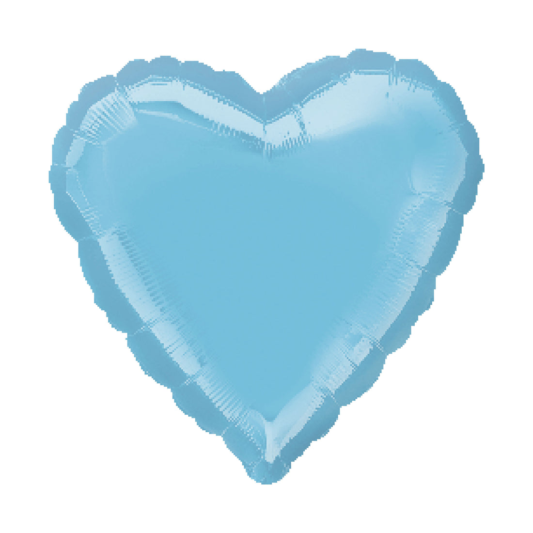 18" 心形鋁膜氣球 - 淺藍