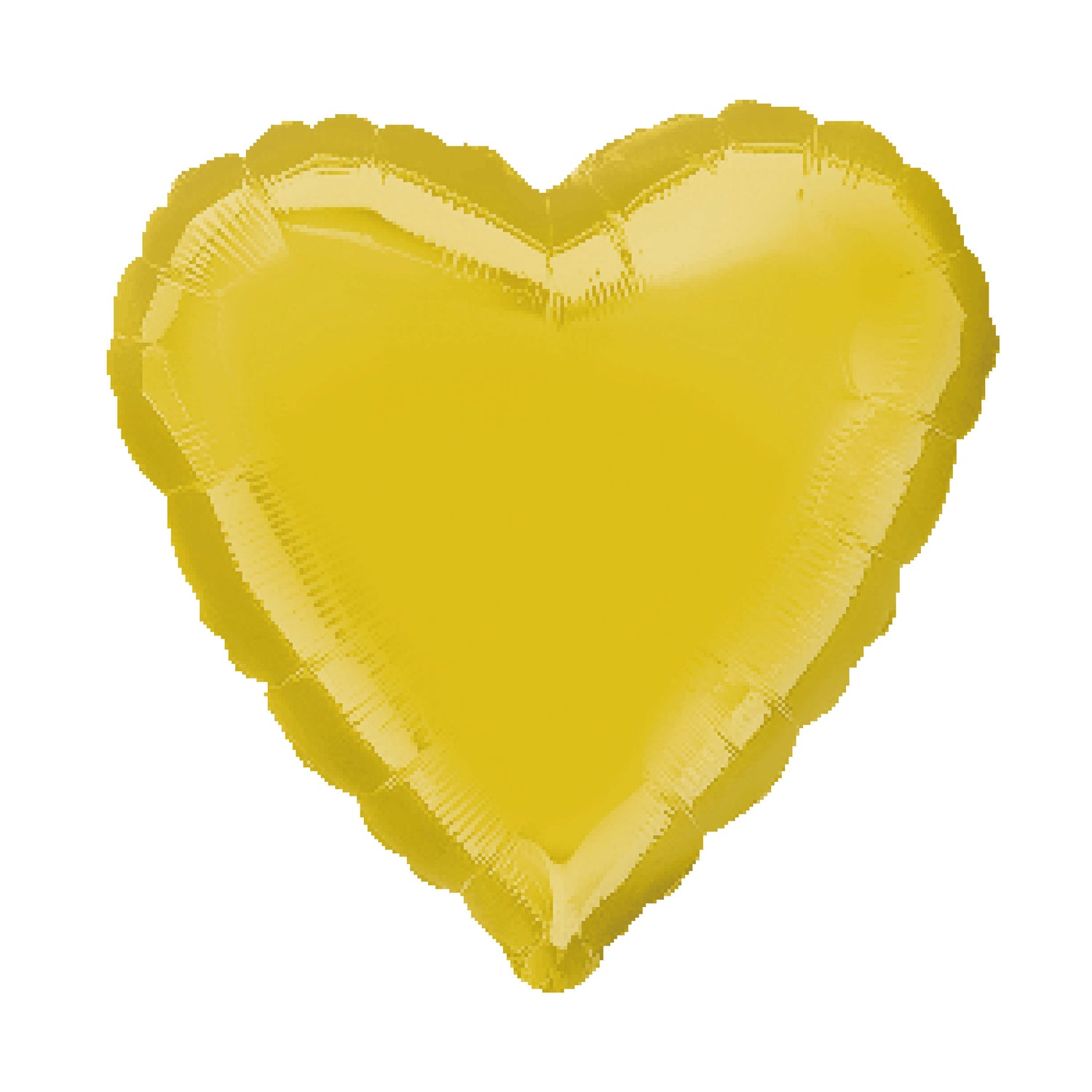 18" 心形鋁膜氣球 - 金色