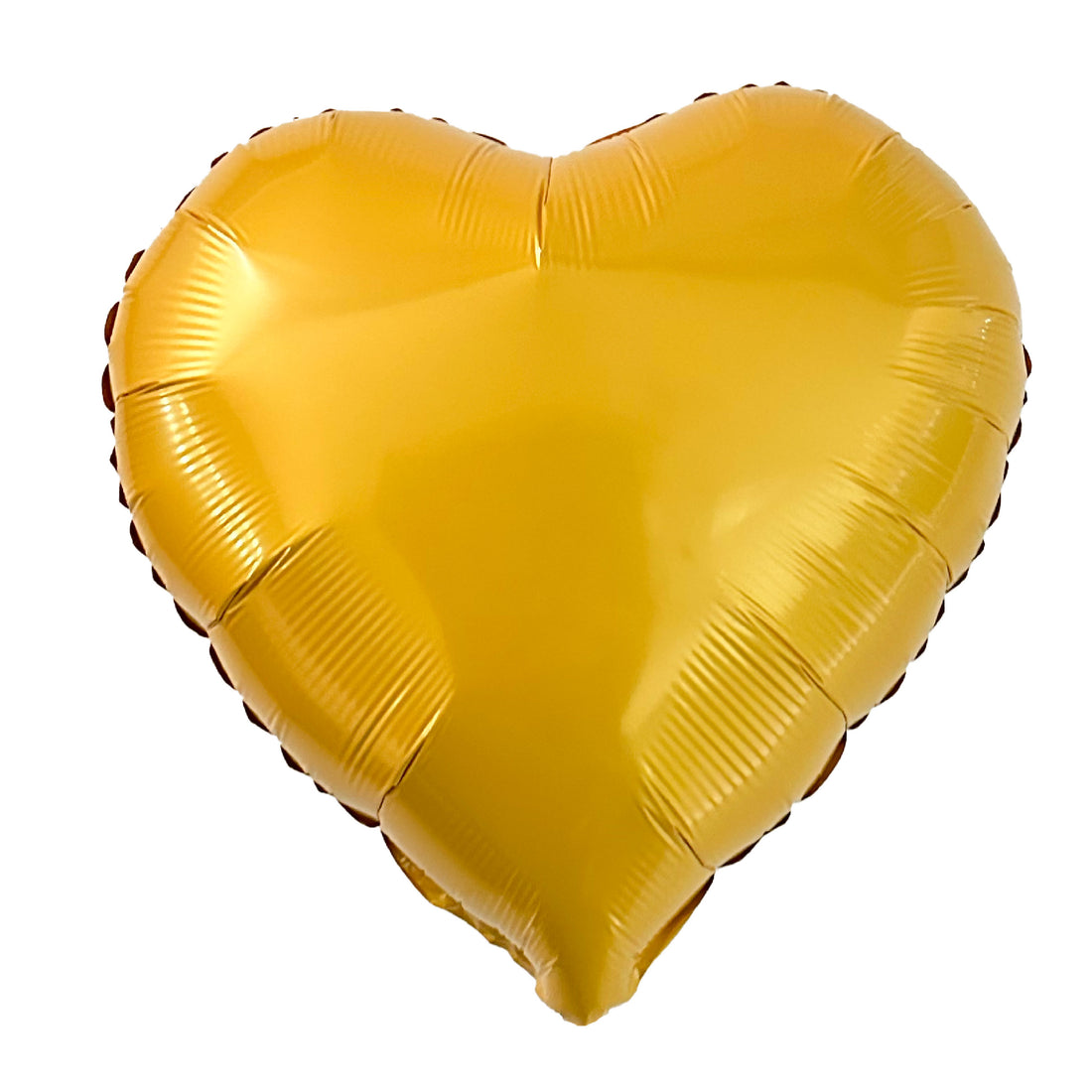 18" 心形鋁膜氣球 - 芒果黃