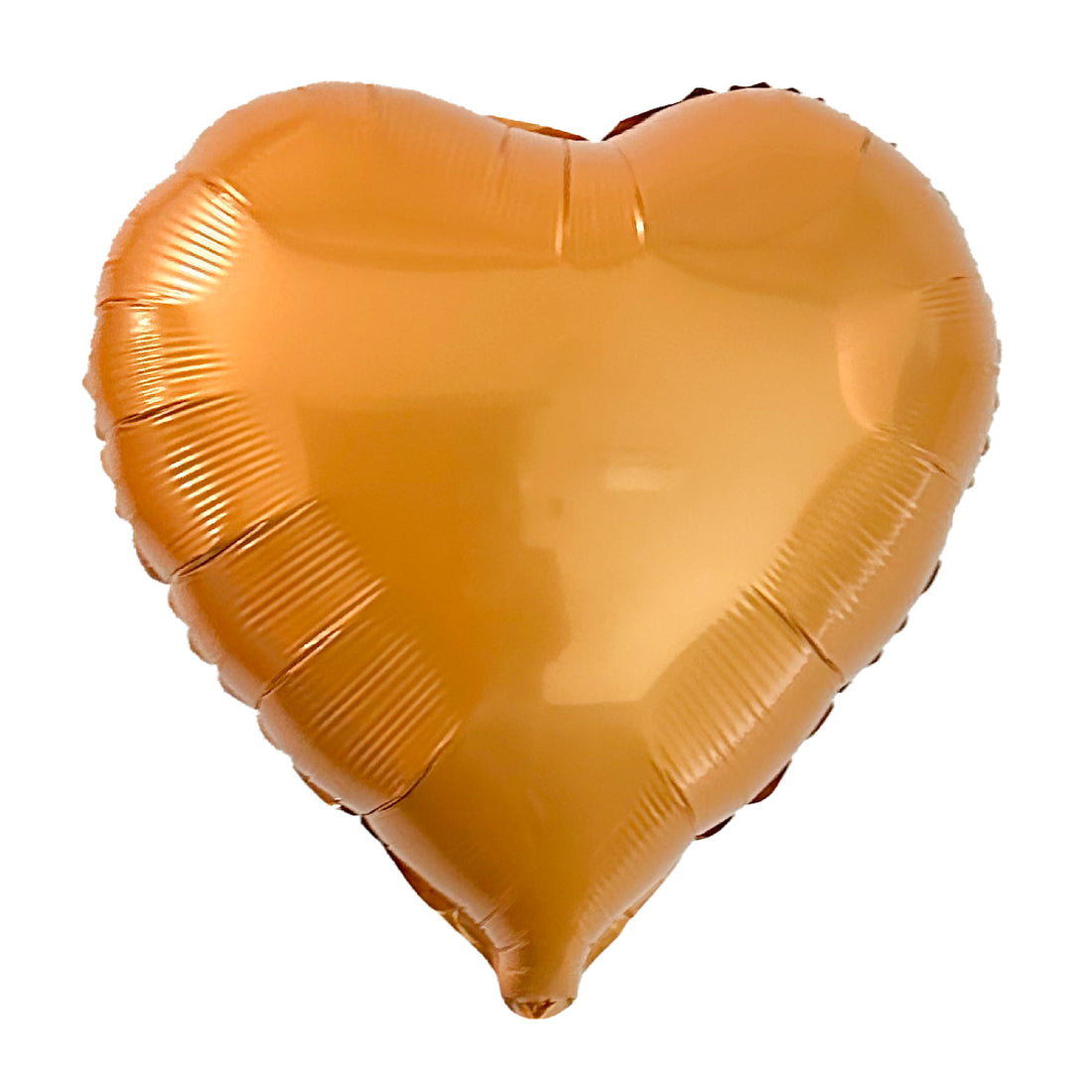 18" 心形鋁膜氣球 - 橙色