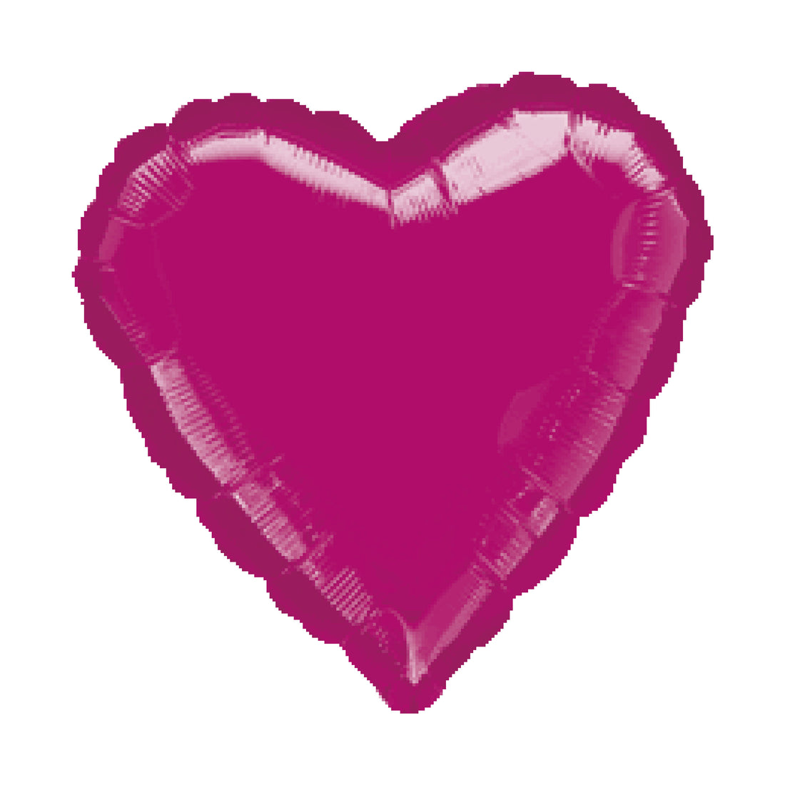 18" 心形鋁膜氣球 - 玫紅