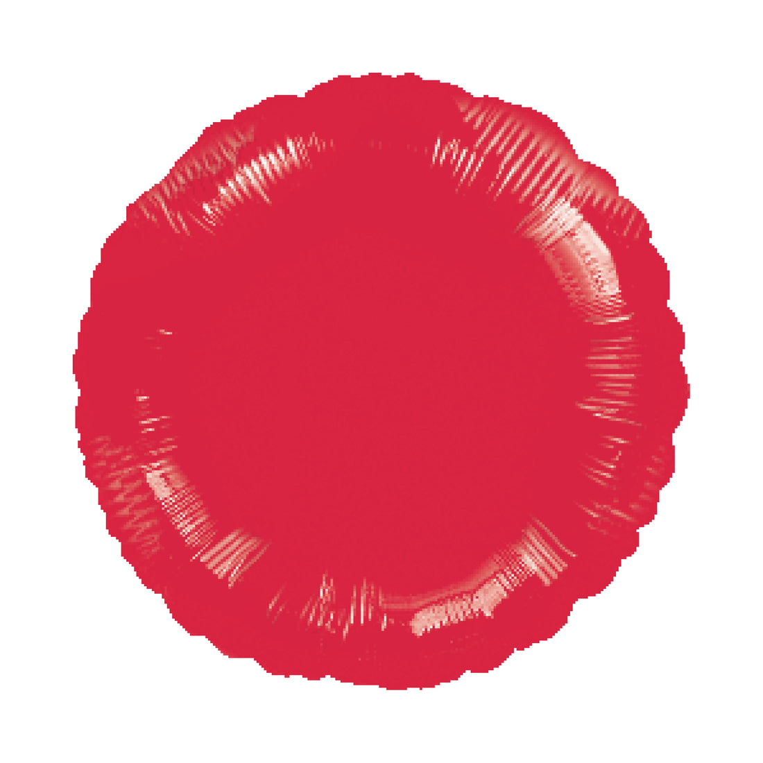 18" 圓形鋁膜氣球 - 紅色