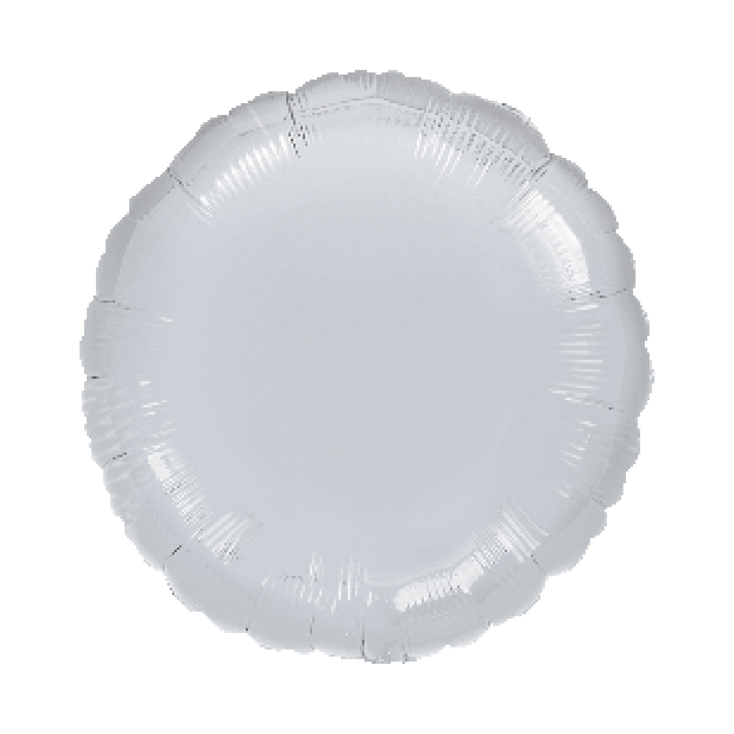 18" 圓形鋁膜氣球 - 銀色