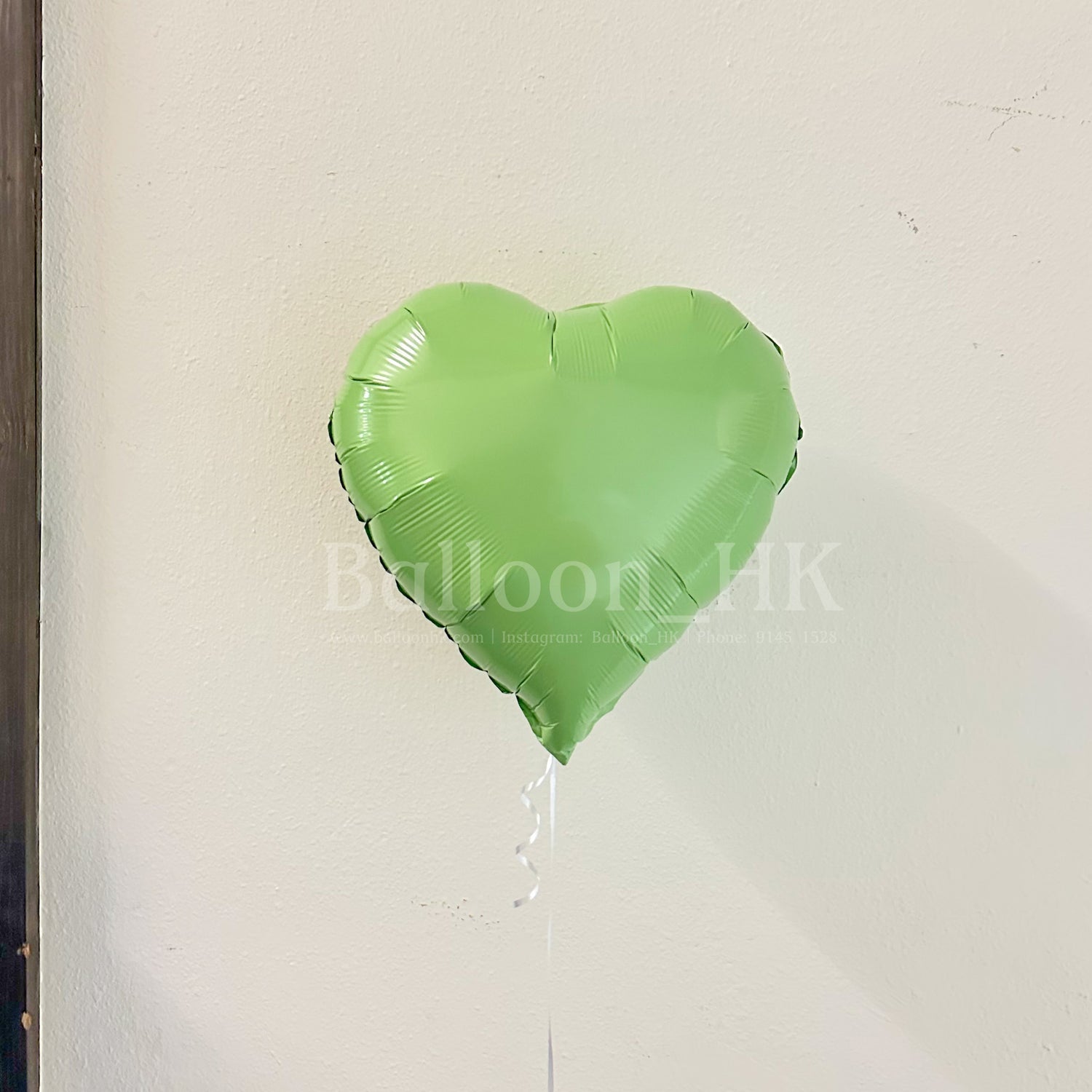 心形氣球 ｜糖果綠氣球｜錫紙氣球| BalloonHK