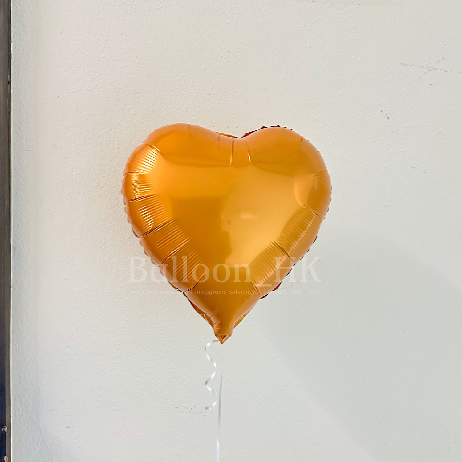 心形氣球 ｜糖果橙氣球｜錫紙氣球| BalloonHK