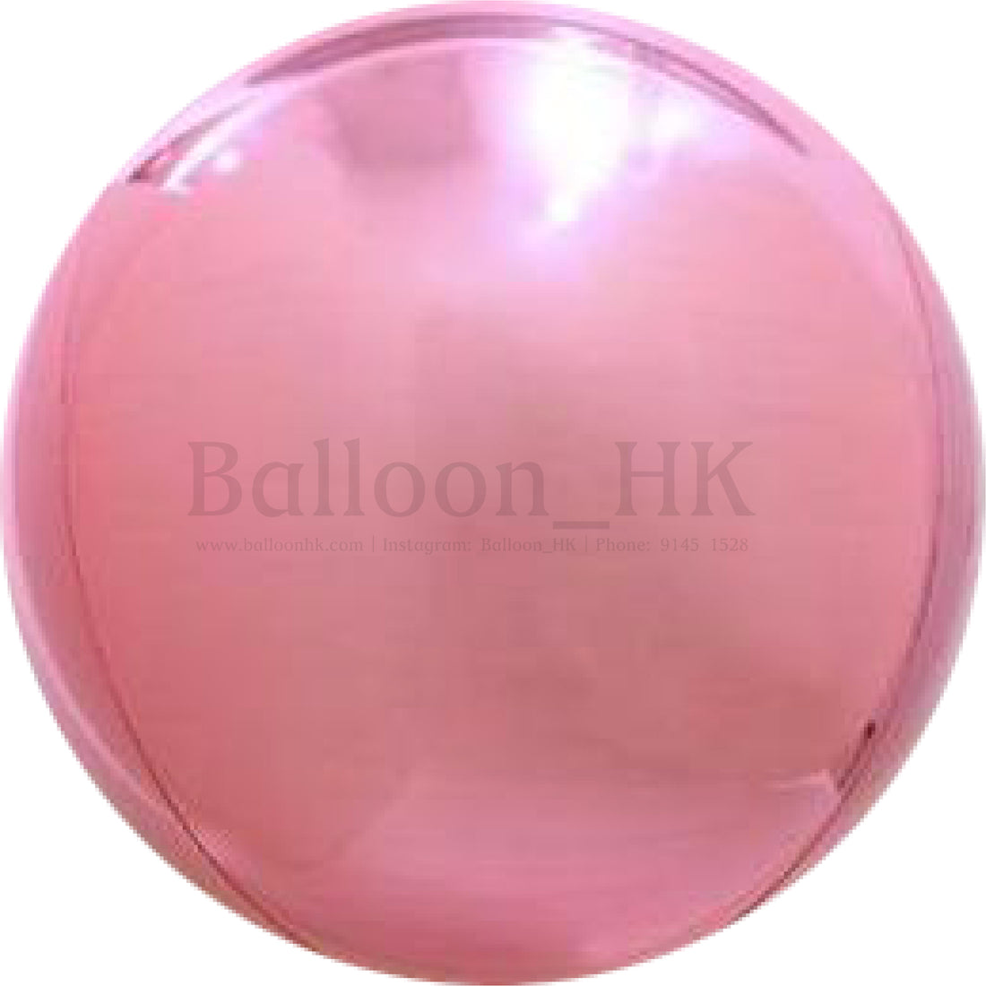 球狀氣球 ｜粉紅色氣球｜氣球| Balloon HK