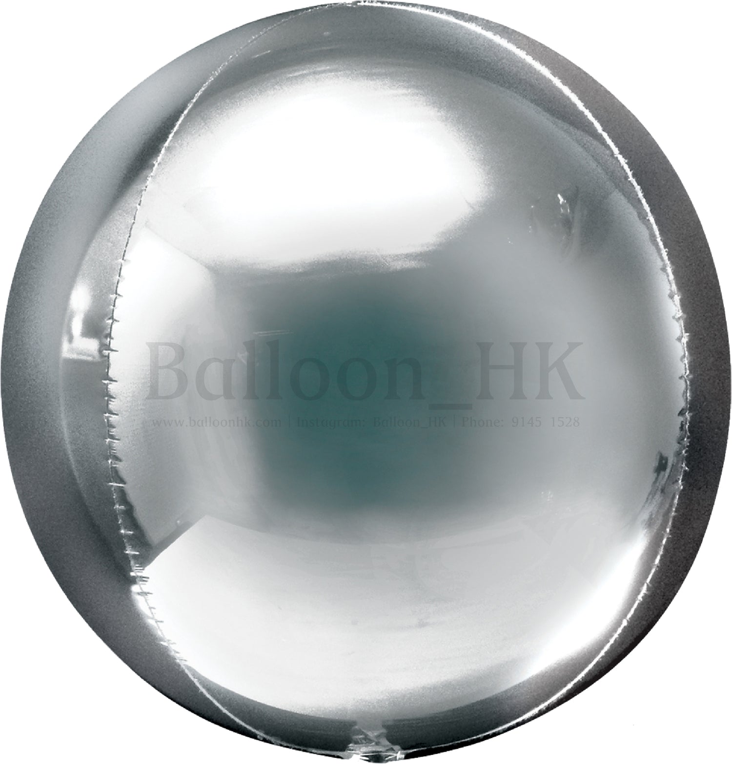 球狀氣球 ｜銀色氣球｜氣球| Balloon HK