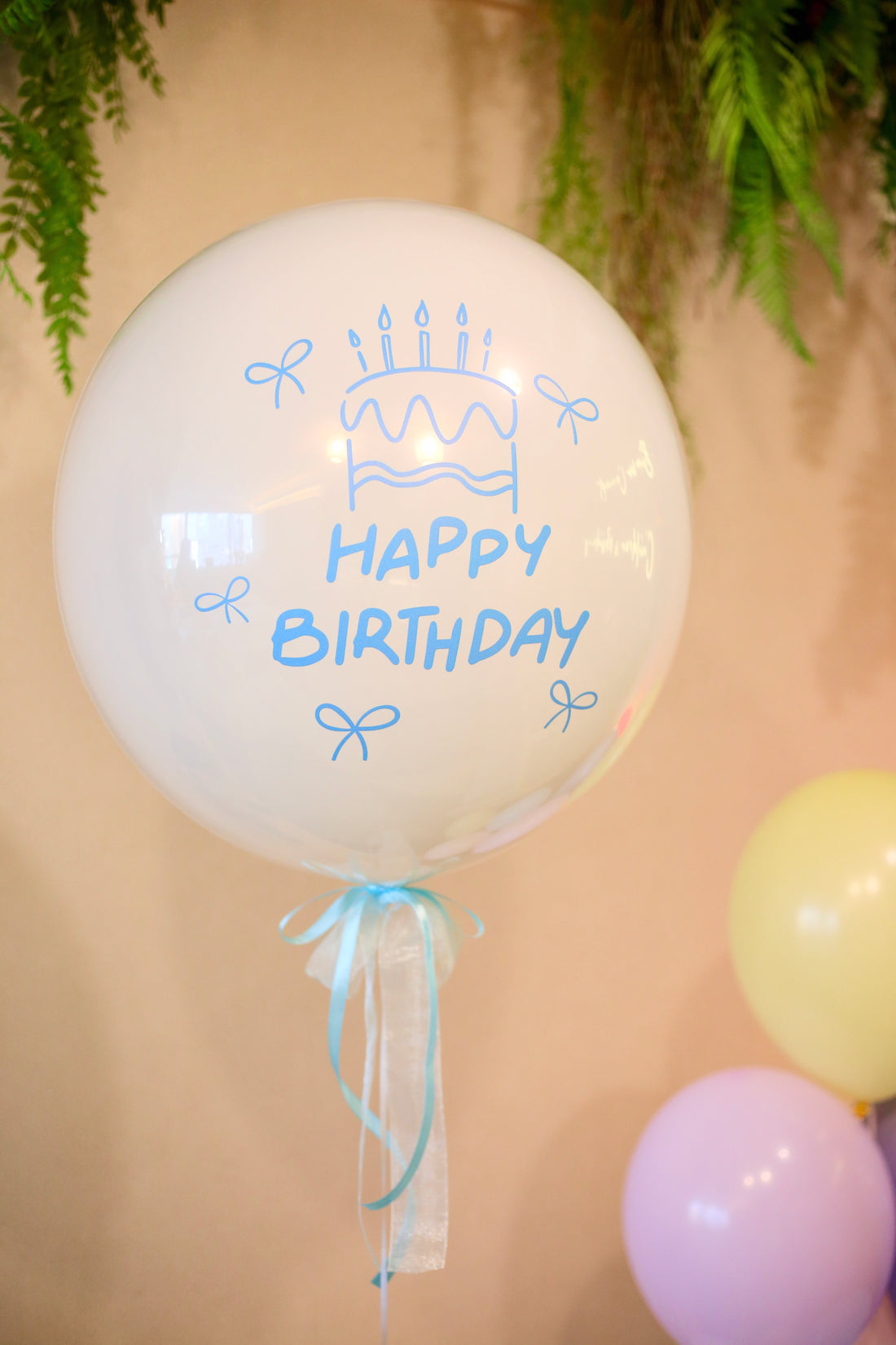 24&quot; 水晶糖果氣球 - Message - 蝴蝶結