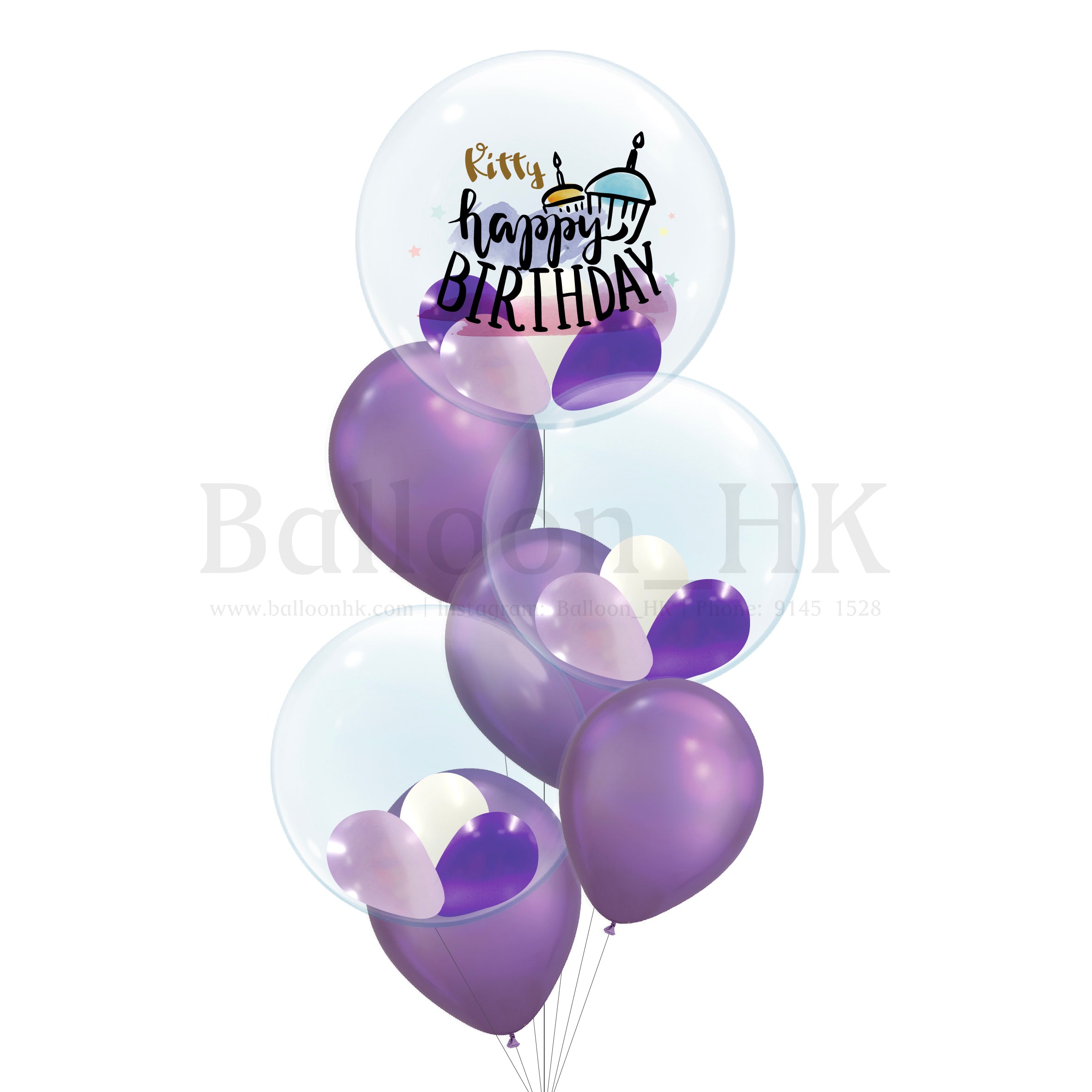 生日氣球束 25
