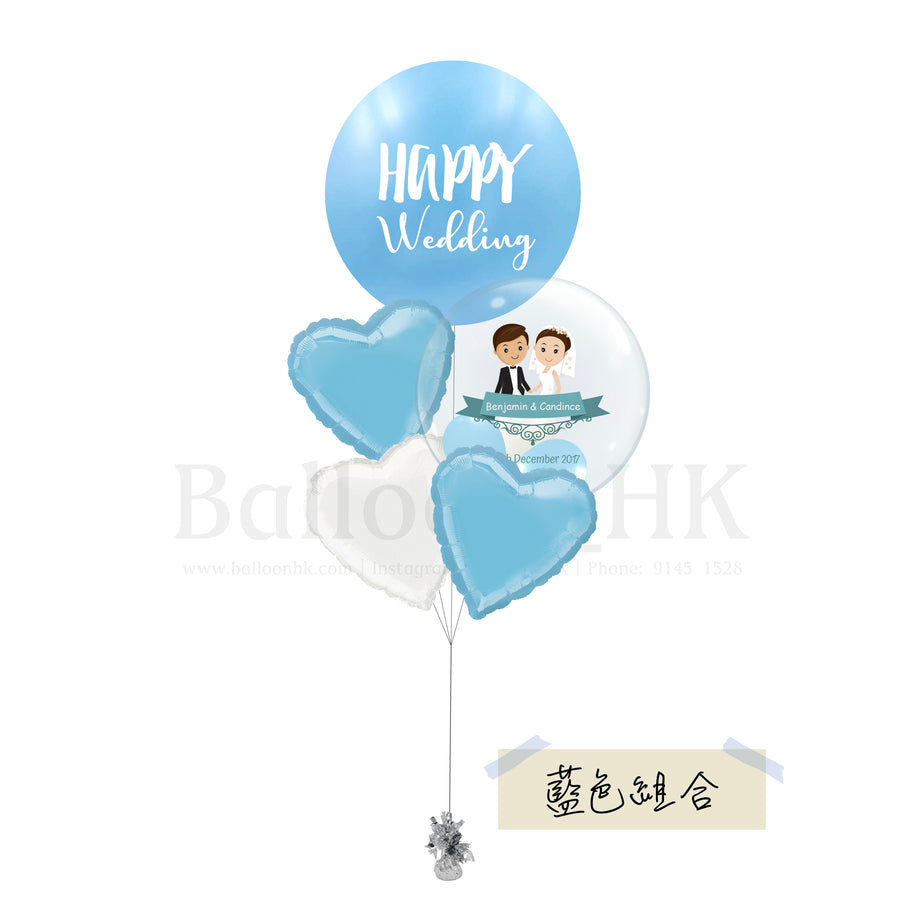 婚禮氣球束 27 (3天預訂)