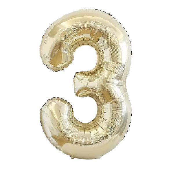 40" 香檳金色數字