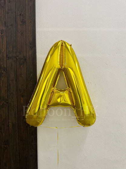40"金色英文字