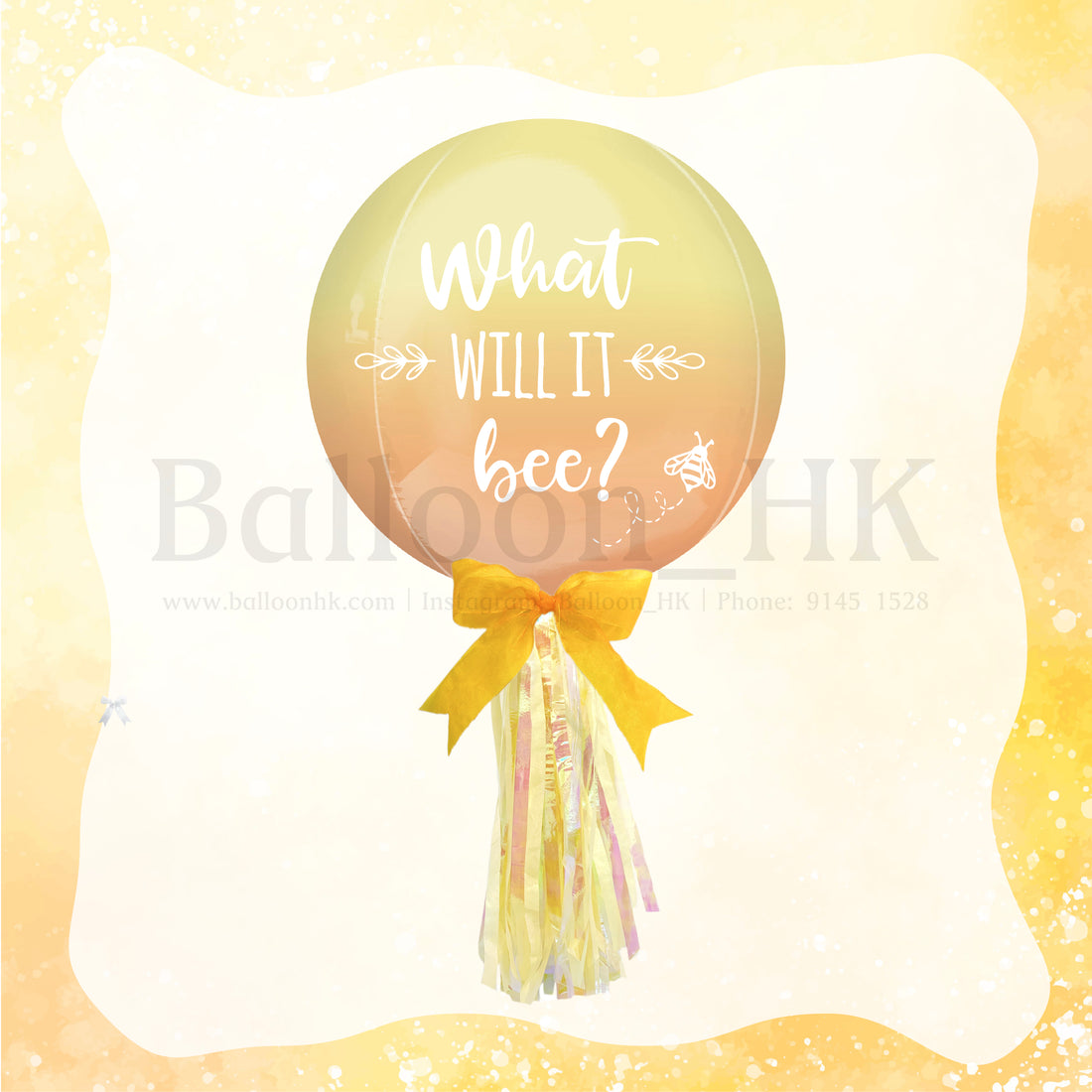 14" 球狀鋁膜 + Bee Msg