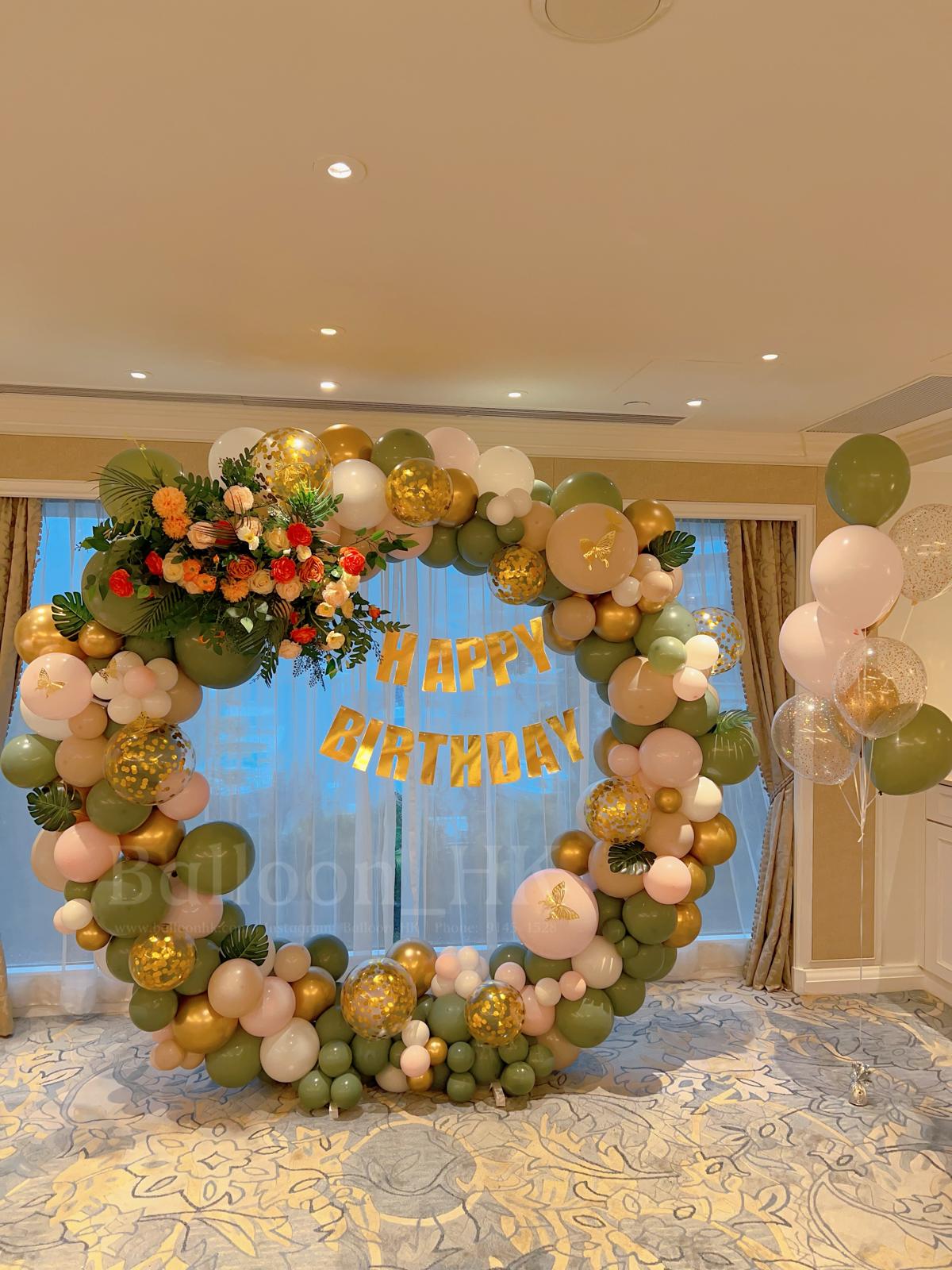 Round Balloon Garland - The Garden (10天預訂)