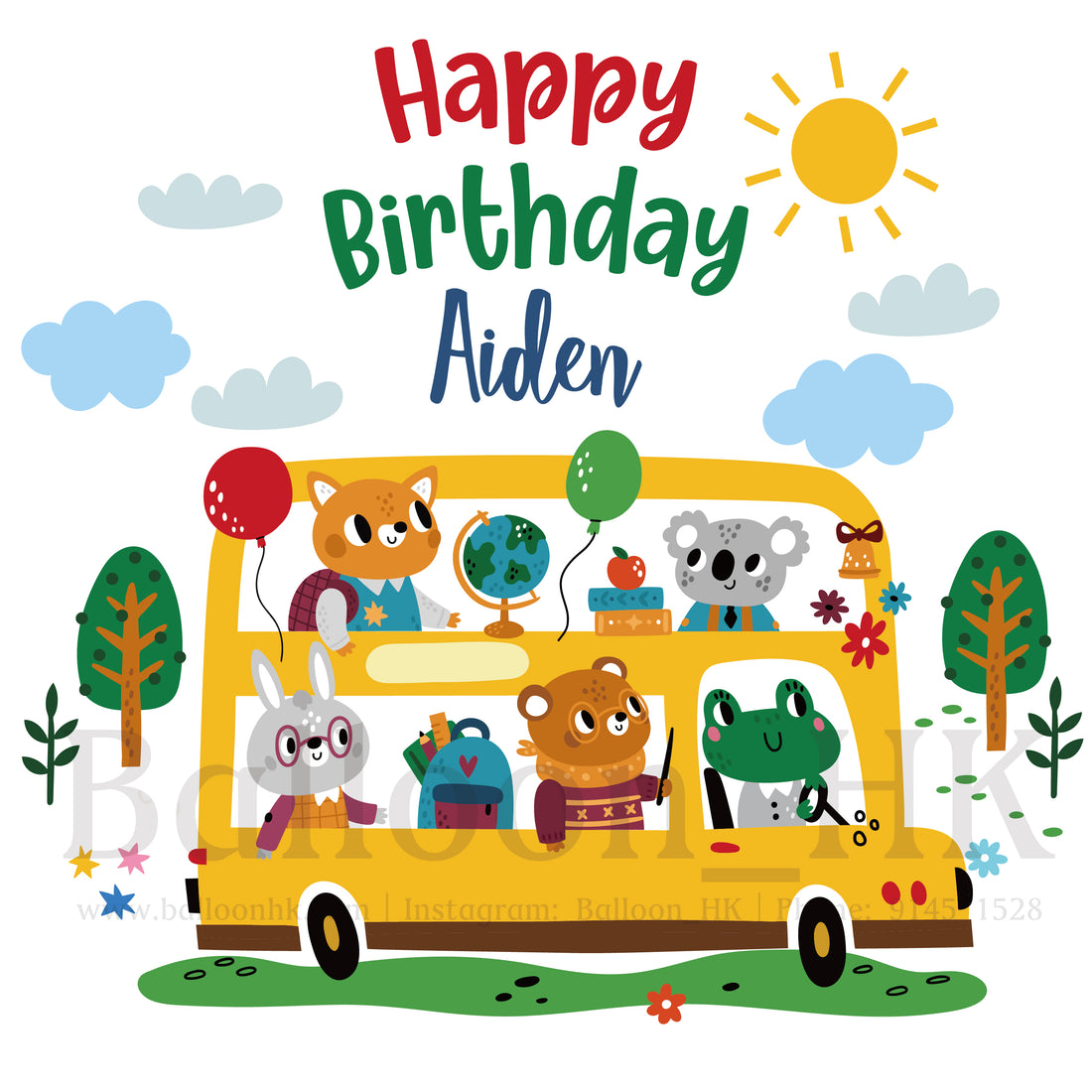 彩印 Template - 動物Template