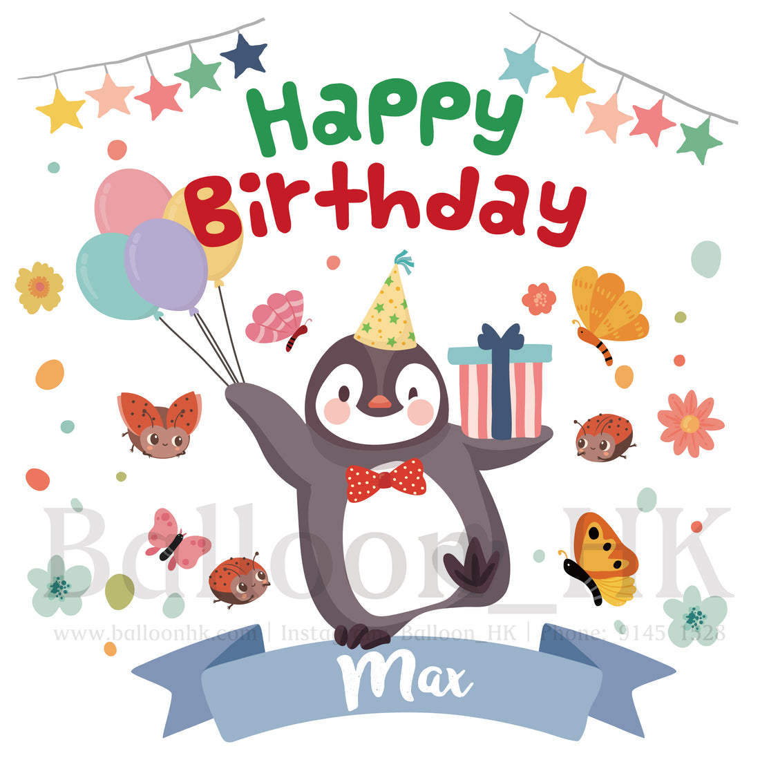 Animal-Template 3-Little Penguin Max