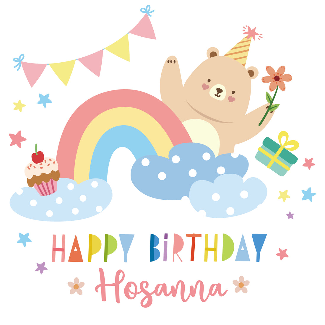 Animal-Template-06-Bear-Rainbow-HBD-Hosanna