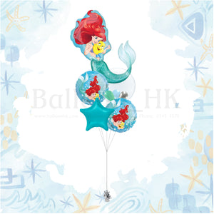 美人魚Ariel 氣球束 1