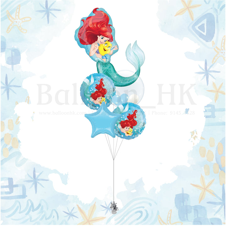 美人魚Ariel 氣球束 1