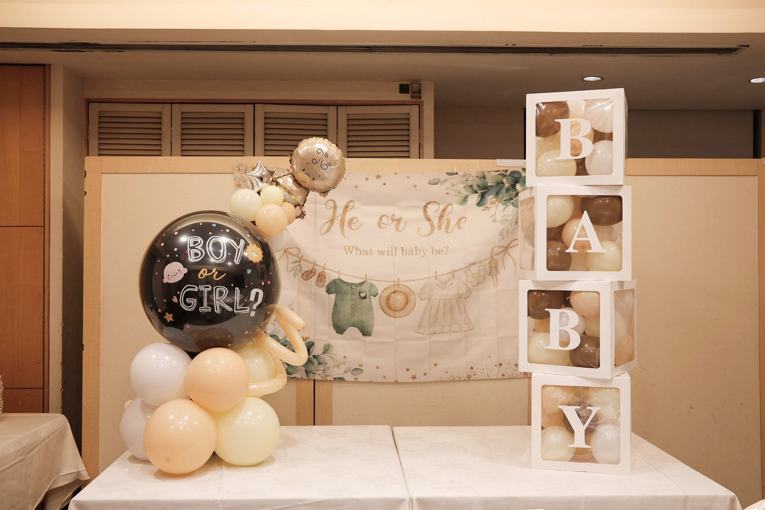 水晶 Baby Gender Reveal Package 1 - 啡色款