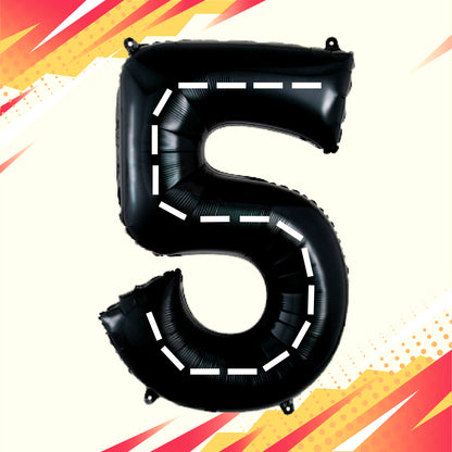 40&quot; 路軌數字氣球