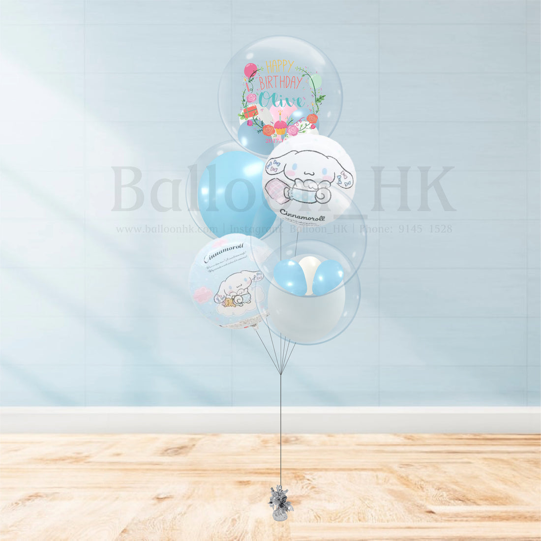 玉桂狗氣球｜兒童生日氣球｜Sanrio氣球｜Balloon HK