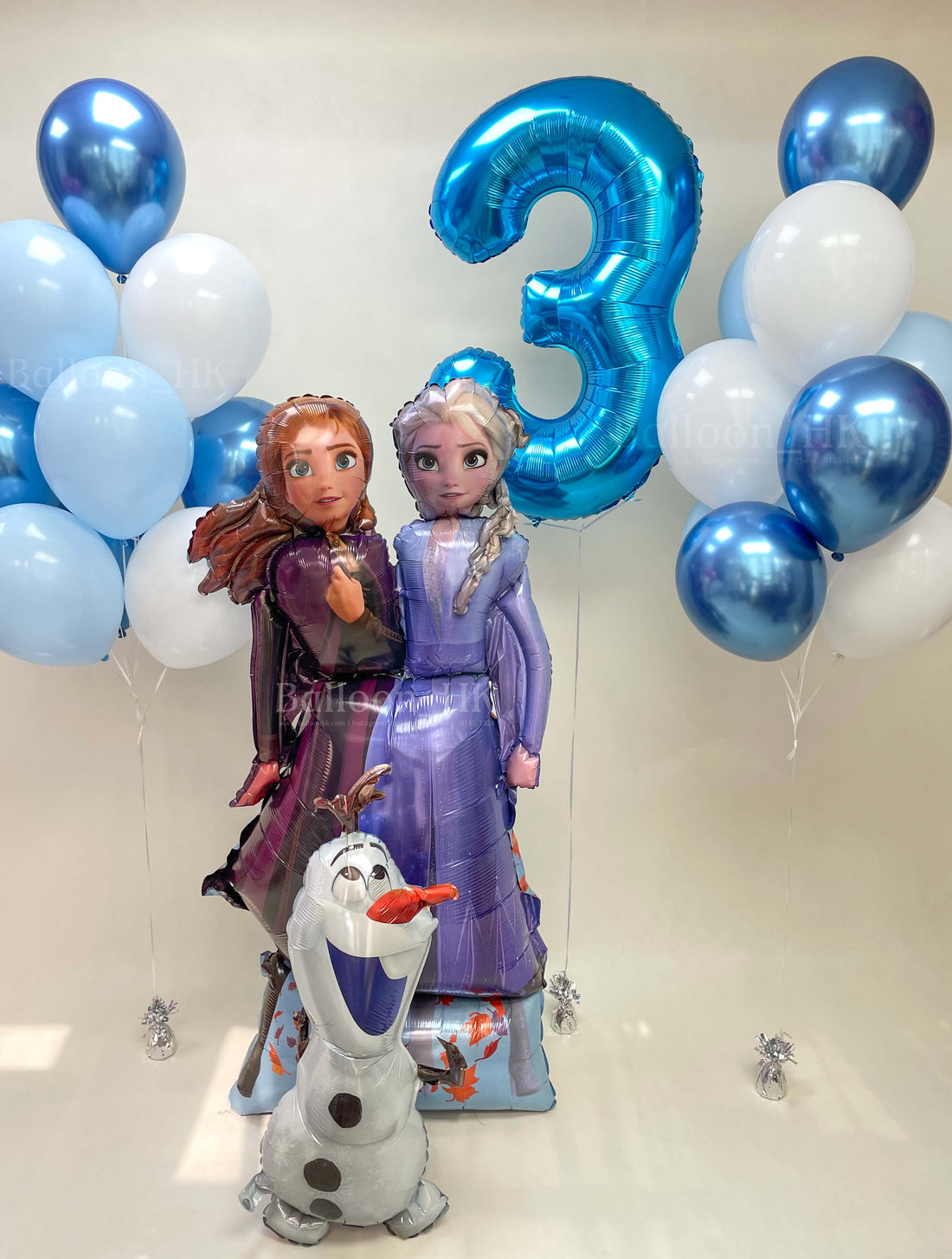 Frozen 公主氣球｜迪士尼氣球｜卡通氣球｜Balloon HK