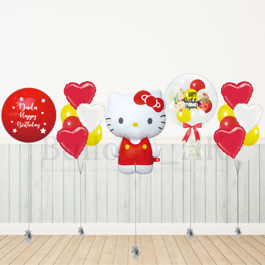 Hello Kitty氣球｜兒童生日氣球｜卡通氣球｜BalloonHK