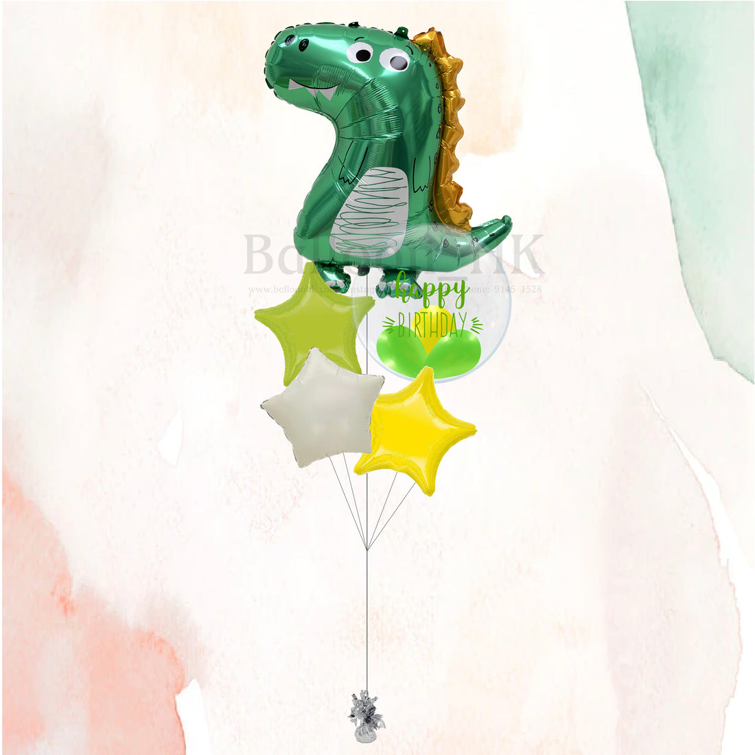兒童生日氣球｜恐龍氣球｜Message氣球｜Balloon HK