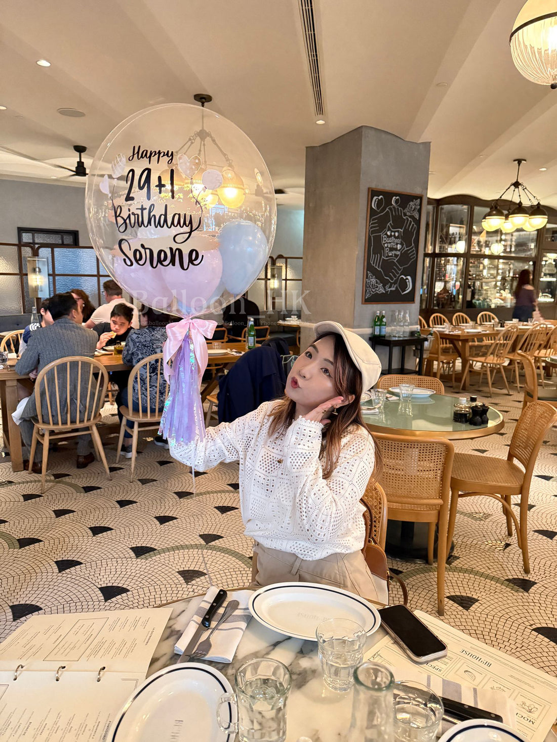 水晶波中波｜生日氣球｜Message氣球｜BALLOON HK 氣球專門店