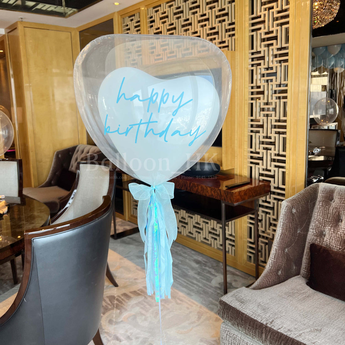 水晶波中橡膠｜ 生日氣球｜ BALLOON HK 氣球專門店