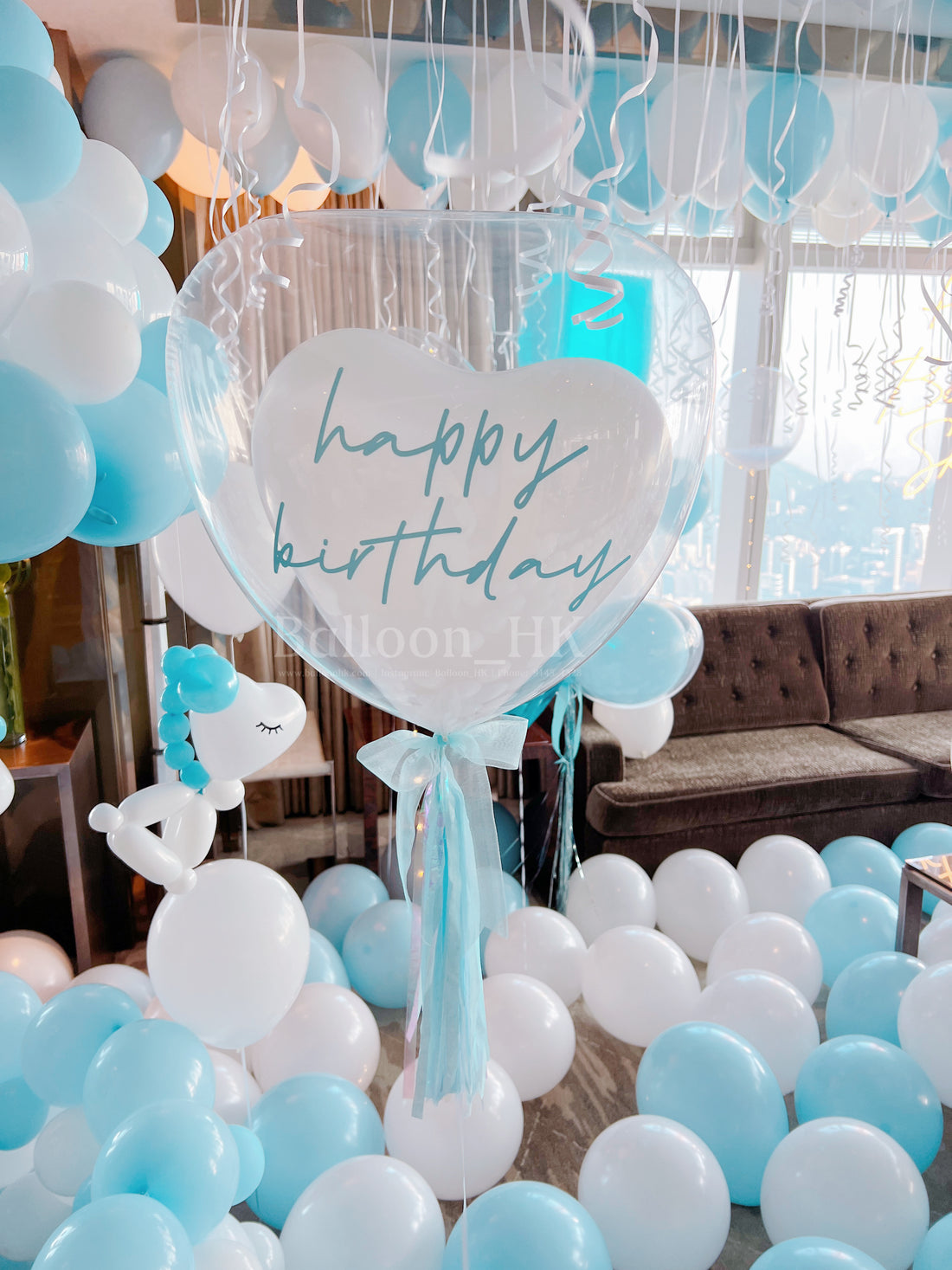 水晶波中橡膠｜ 生日氣球｜ BALLOON HK 氣球專門店
